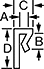 Image of Attribute. Front orientation. Contains Annotated. Plastic Edge Trim, Style 7.